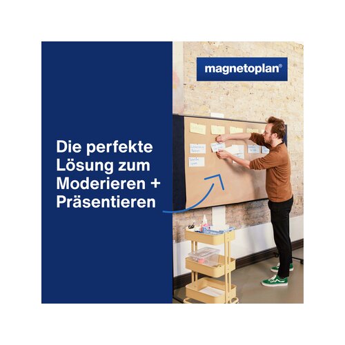 magnetoplan® Moderationskarte Rechteck 20 x 10 cm (B x H) 120 g/m² 500 St./Pack.