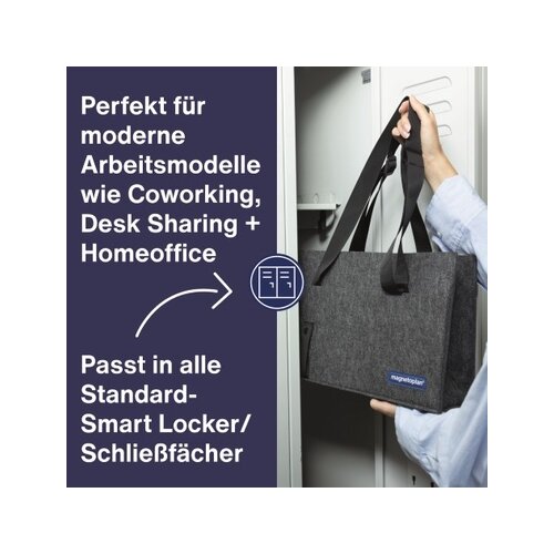 magnetoplan® Aufbewahrungstasche Desk Sharing & Hot Desking ecoAware