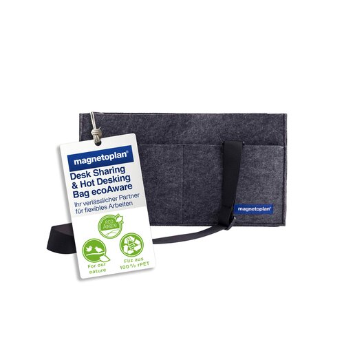 magnetoplan® Aufbewahrungstasche Desk Sharing & Hot Desking ecoAware