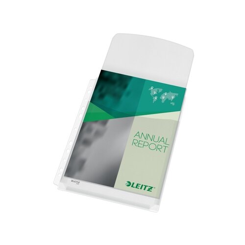 Leitz Prospekthülle Maxi DIN A4 23,6 x 30,7 cm (B x H) Klappdeckel 5 St./Pack.