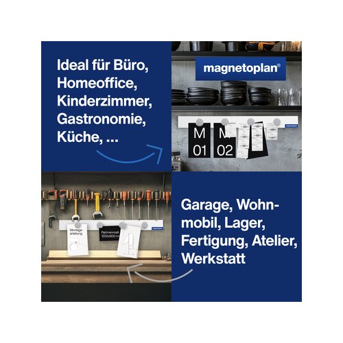 magnetoplan® Magnetleiste magnetowand