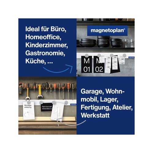 magnetoplan® Magnetleiste magnetowand