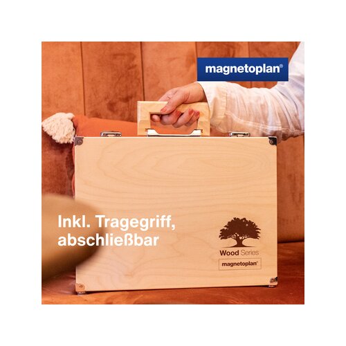 magnetoplan® Moderationskoffer Wood Series
