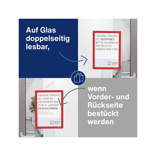 magnetoplan® Magnetrahmen magnetofix DIN A4 2 St./Pack.