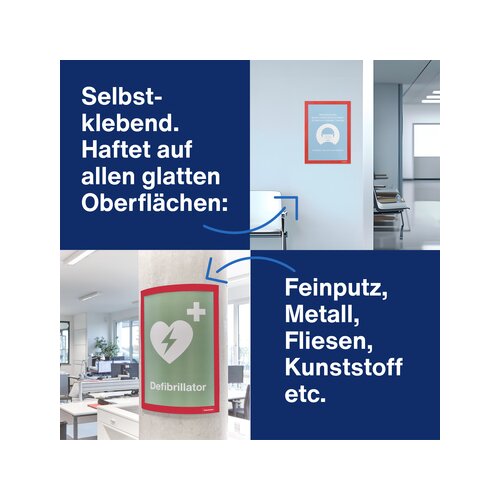 magnetoplan® Magnetrahmen magnetofix DIN A4 2 St./Pack.