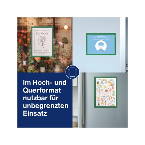 magnetoplan® Magnetrahmen magnetofix DIN A4 2 St./Pack.