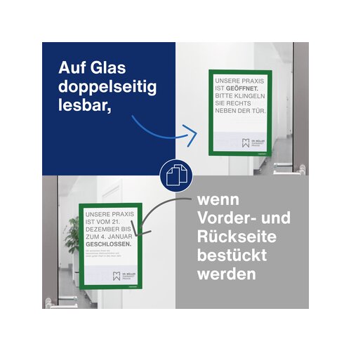 magnetoplan® Magnetrahmen magnetofix DIN A4 2 St./Pack.