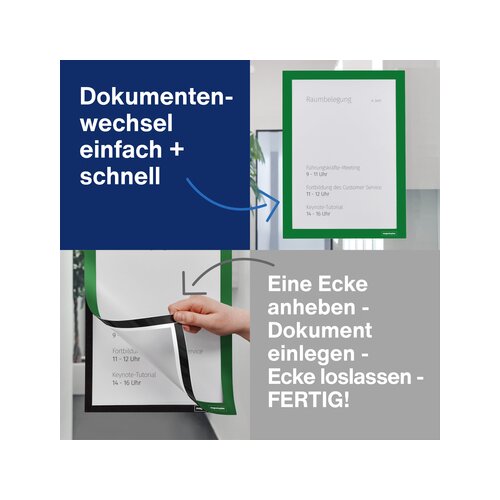 magnetoplan® Magnetrahmen magnetofix DIN A4 2 St./Pack.