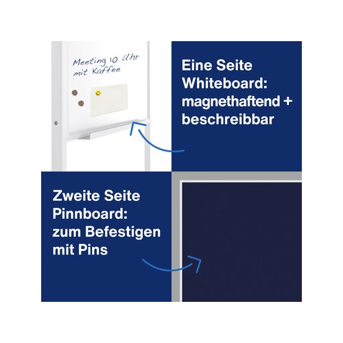 magnetoplan® Multifunktionstafel Universal 3-in-1