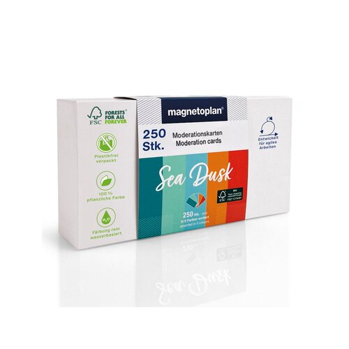 magnetoplan® Moderationskarte Sea Dusk