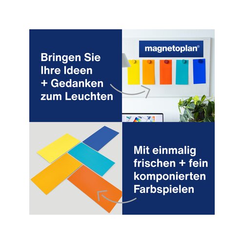 magnetoplan® Moderationskarte Rainbow