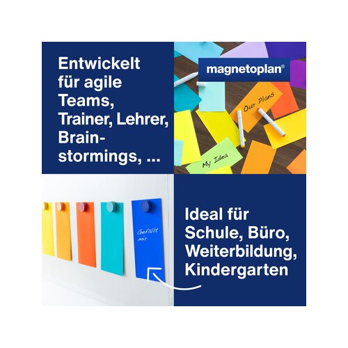 magnetoplan® Moderationskarte Rainbow