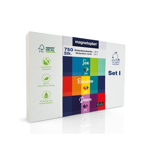 magnetoplan® Moderationskarte Set 1