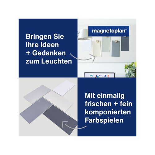 magnetoplan® Moderationskarte Grey