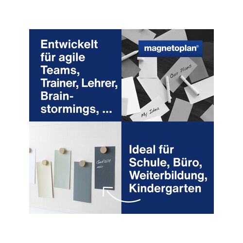 magnetoplan® Moderationskarte Grey