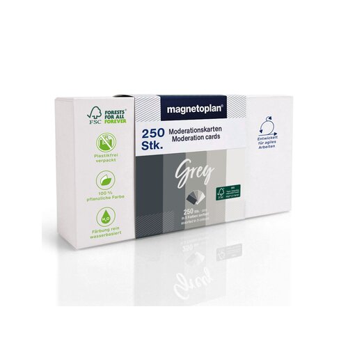 magnetoplan® Moderationskarte Grey