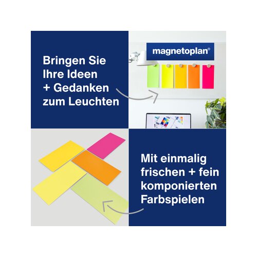 magnetoplan® Moderationskarte Neon