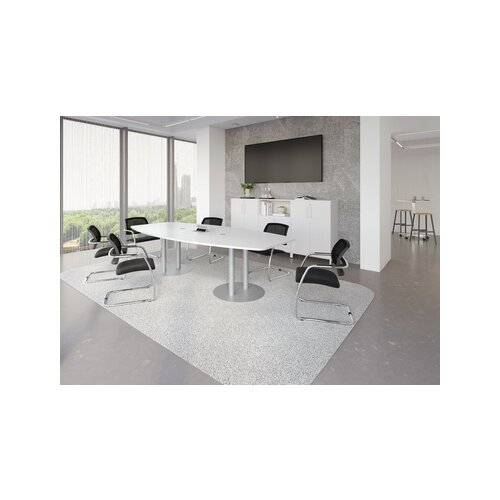 Hammerbacher Konferenztisch KT28S Stahl