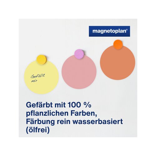 magnetoplan® Moderationskarte Kreis 10 cm 500 St./Pack.
