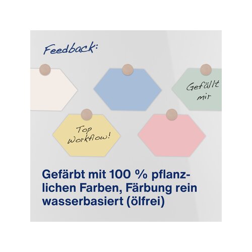 magnetoplan® Moderationskarte Rhombus 500 St./Pack.