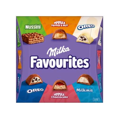 Milka Schokolade Favourites 141 g/Pack.
