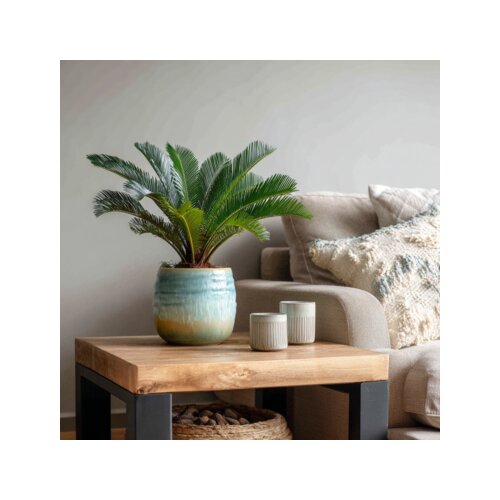 Zimmerpflanze Cycas Revoluta König Sago Palme, Neutralware