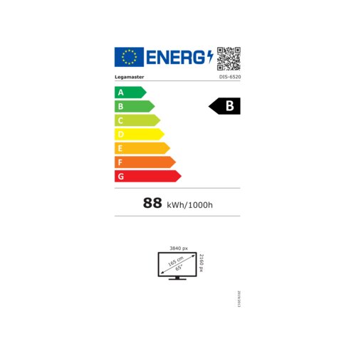 Legamaster Professionelles Display DISCOVER 3 DIS-6520 EU 65"