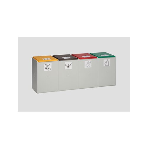 VAR Abfallsammelsystem 60 l 4 Sortierfächer