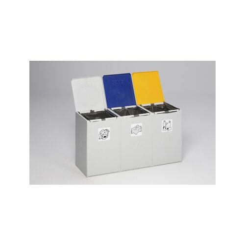 VAR Abfallsammelsystem 60 l 3 Sortierfächer