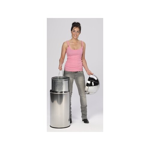 VAR Abfalleimer D 35 edelstahl