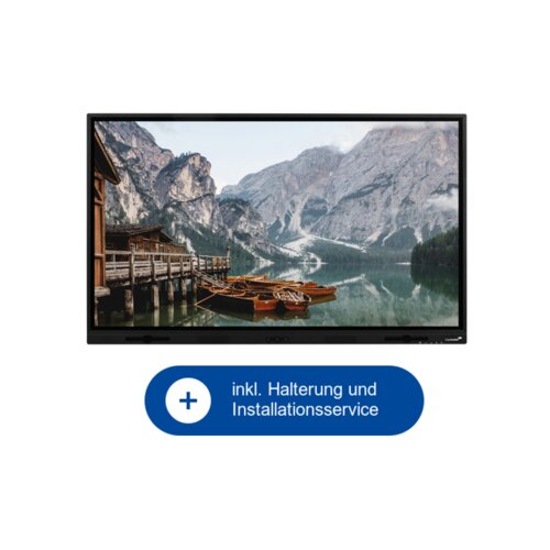 Legamaster Professionelles Display Evolve 2 75" mit Installation und Einweisung