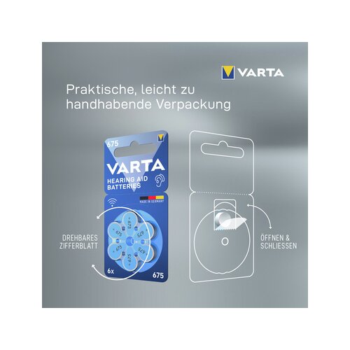 Varta Knopfzelle 675