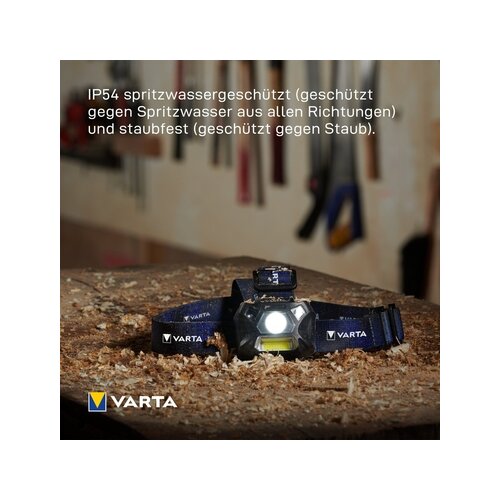 Varta Stirnlampe Work Flex® Motion Sensor H20