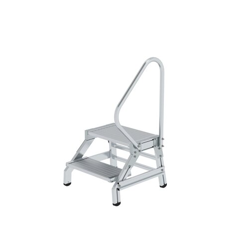 MUNK Podestleiter inkl. Handlauf max. Arbeitshöhe 2,4 m