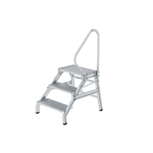 MUNK Podestleiter inkl. Handlauf max. Arbeitshöhe 2,6 m