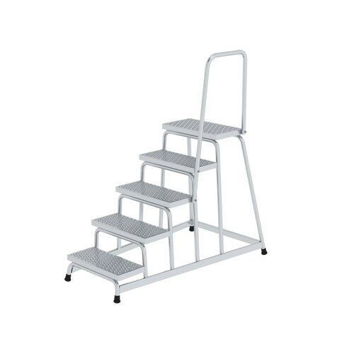 MUNK Podestleiter R13 inkl. Handlauf max. Arbeitshöhe 3 m