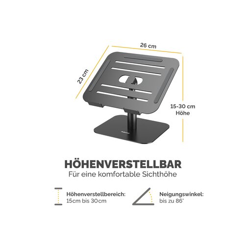 Fellowes® Notebookständer Alumia™