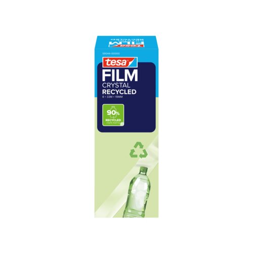 tesa® Klebefilm CRYSTAL RECYCLED 19 mm x 33 m (B x L) 8 St./Pack.