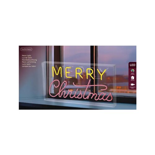 LUMINEO Leuchtschild Merry Christmas