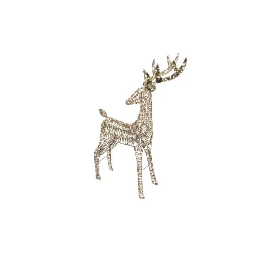 LUMINEO Lichtfigur Rentier 65 x 130 x 18 cm (B x H x T)