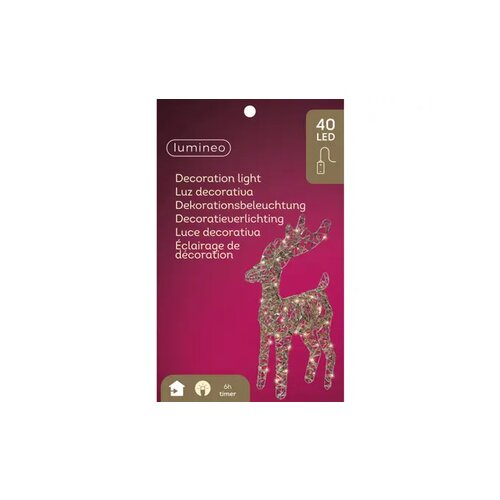 LUMINEO Lichtfigur Rentier