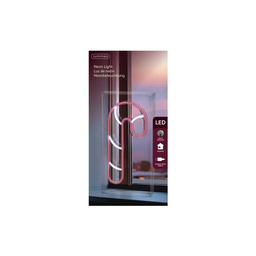 LUMINEO Leuchtschild Zuckerstange