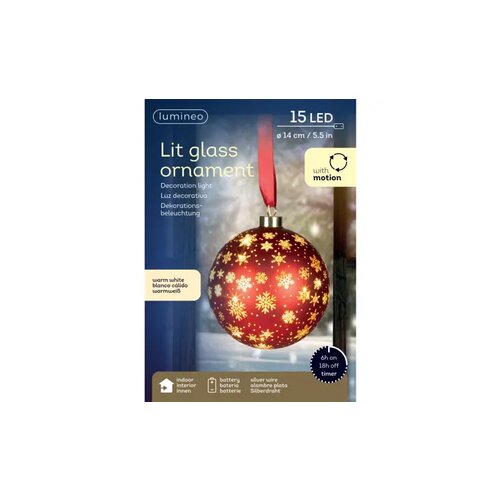 LUMINEO Lichtfigur Kugelleuchte 14 cm