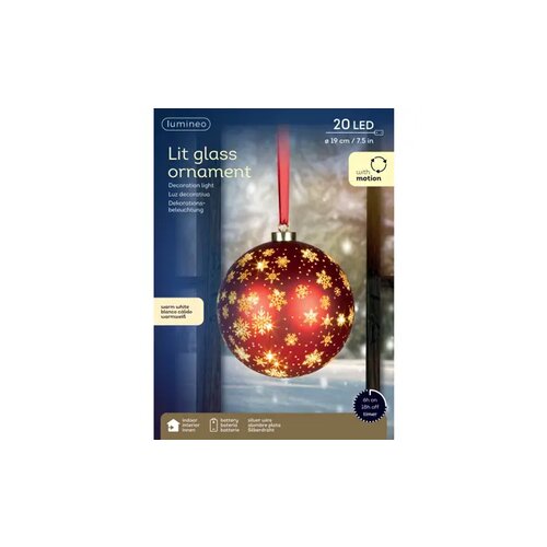 LUMINEO Lichtfigur Kugelleuchte 19 cm