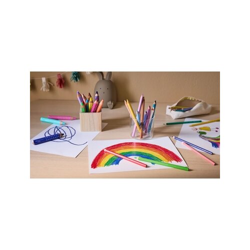 Faber-Castell Buntstift Colour GRIP Metalletui 12 St./Pack.