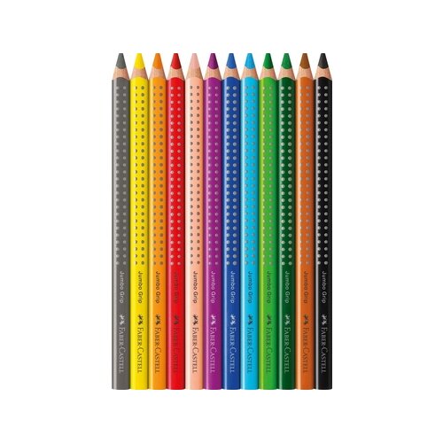 Faber-Castell Buntstift Jumbo GRIP 12 St./Pack.