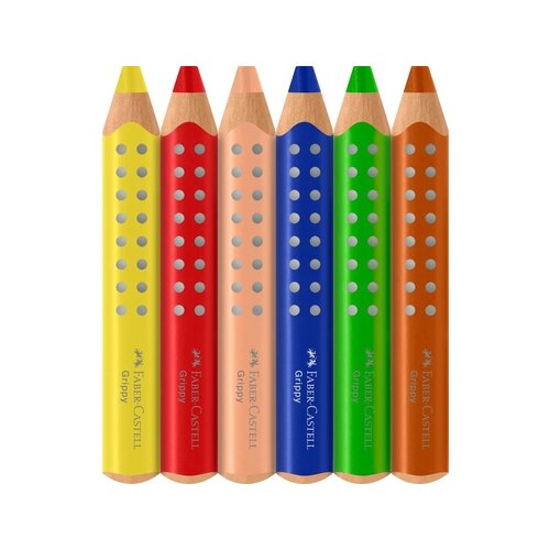Faber-Castell Buntstift Grippy 6 St./Pack.