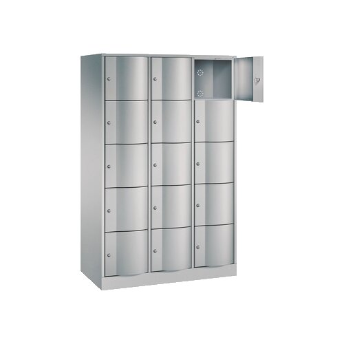 C+P Schließfachschrank Resisto 1.148 x 1.950 x 540 mm (B x H x T) 15 Fächer