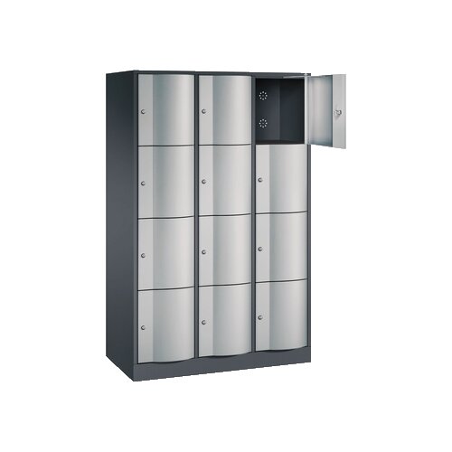 C+P Schließfachschrank Resisto 1.148 x 1.950 x 540 mm (B x H x T) 12 Fächer