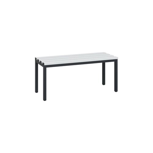 C+P Umkleidebank Solid Kunststoff 375 kg ohne Schuhrost